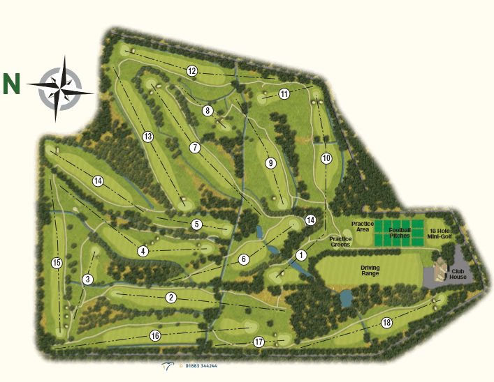 golf course map 